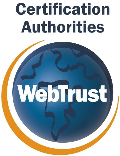 WebTrust Certified Site